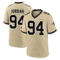 Parkc NO.Saints #94 Cameron Jordan Player Gold Home Game Stitched Jerseys