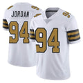 Parkc NO.Saints #94 Cameron Jordan Player White Limited Color Rush Home Game Stitched Jerseys