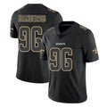 Parkc NO.Saints #96 Carl Granderson Player Black Impact Limited Home Game Stitched Jerseys