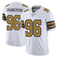 Parkc NO.Saints #96 Carl Granderson Player White Limited Color Rush Home Game Stitched Jerseys