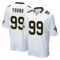 Parkc NO.Saints #99 Chase Young Player White Home Game Stitched Jerseys