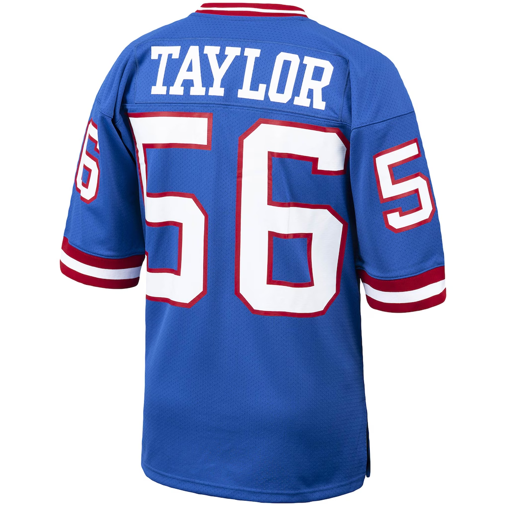 Parkc NY.Giants 1986 #56 Lawrence Taylor Mitchell & Ness Royal Authentic Throwback Retired Player Jersey Stitched Puhic Jersey