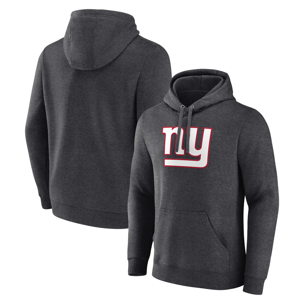 Parkc NY.Giants Gray LOGO Pullover Hoodies Limited Game Blank Player Stitched Jerseys