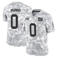 Parkc NY.Giants #0 Brian Burns Player Arctic Camo Salute To Service Limited Game Stitched Jerseys
