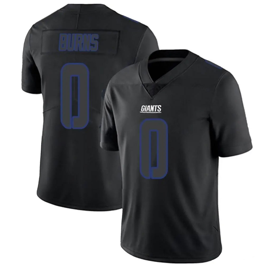 Parkc NY.Giants #0 Brian Burns Player Black Impact Limited Home Game Stitched Jerseys