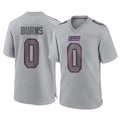 Parkc NY.Giants #0 Brian Burns Player Gray Atmosphere Fashion Limited Game Stitched Jerseys