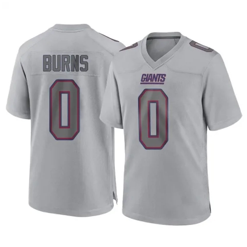 Parkc NY.Giants #0 Brian Burns Player Gray Atmosphere Fashion Limited Game Stitched Jerseys