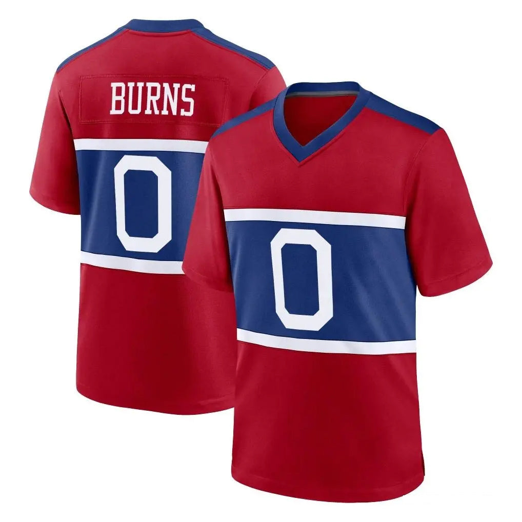 Parkc NY.Giants #0 Brian Burns Player Red Century Home Game Stitched Jerseys
