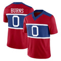 Parkc NY.Giants #0 Brian Burns Player Red Century Vapor F.U.S.E. Home Game Stitched Jerseys