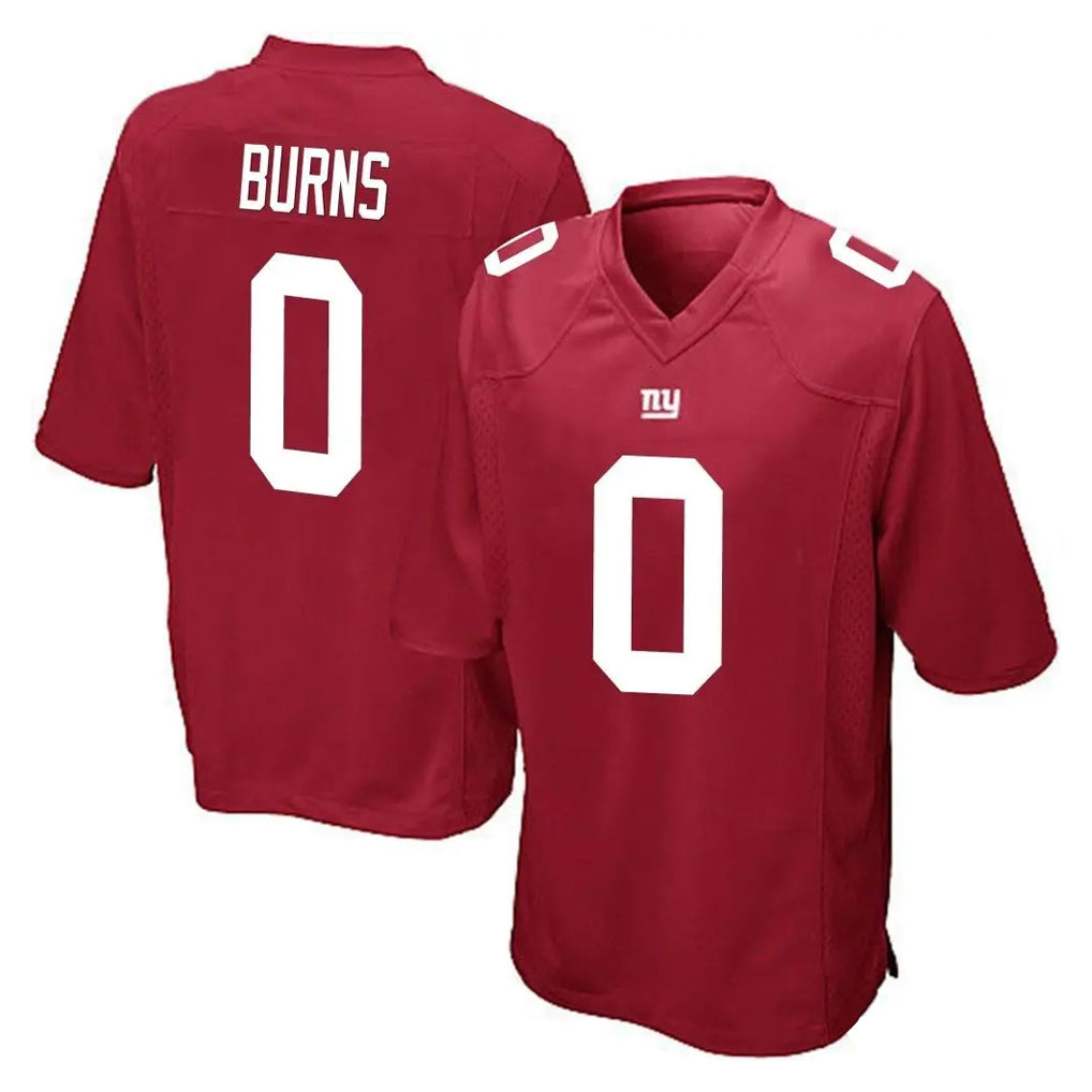 Parkc NY.Giants #0 Brian Burns Player Red Home Game Stitched Jerseys
