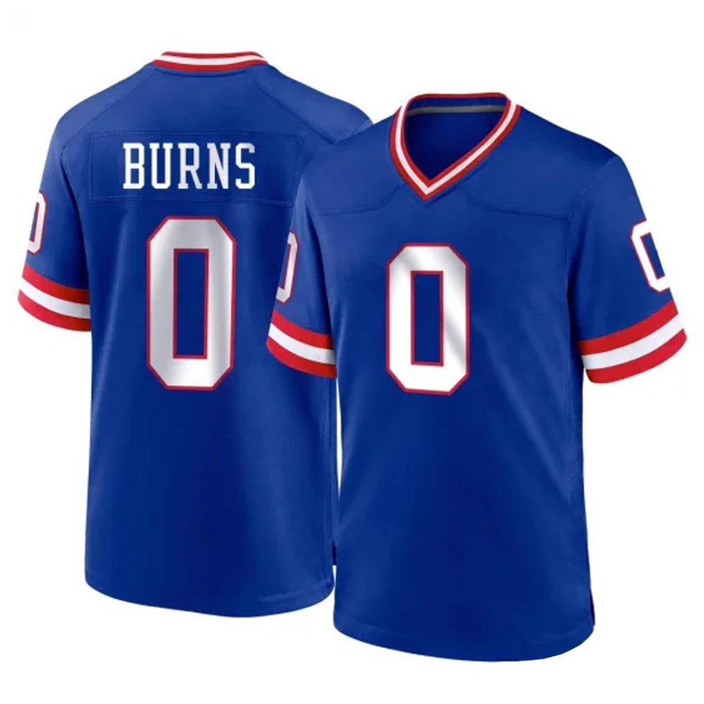 Parkc NY.Giants #0 Brian Burns Player Royal Classic Home Game Stitched Jerseys