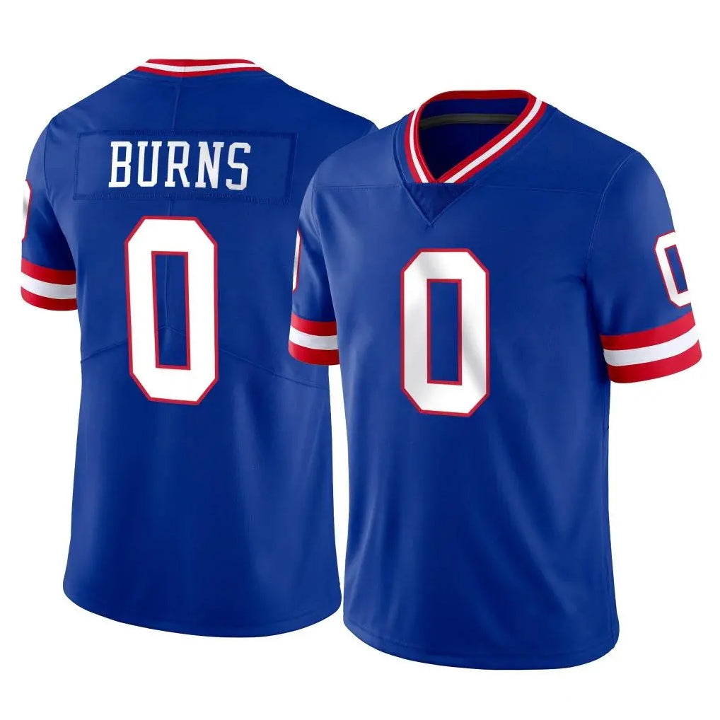 Parkc NY.Giants #0 Brian Burns Player Royal Classic Vapor Home Game Stitched Jerseys