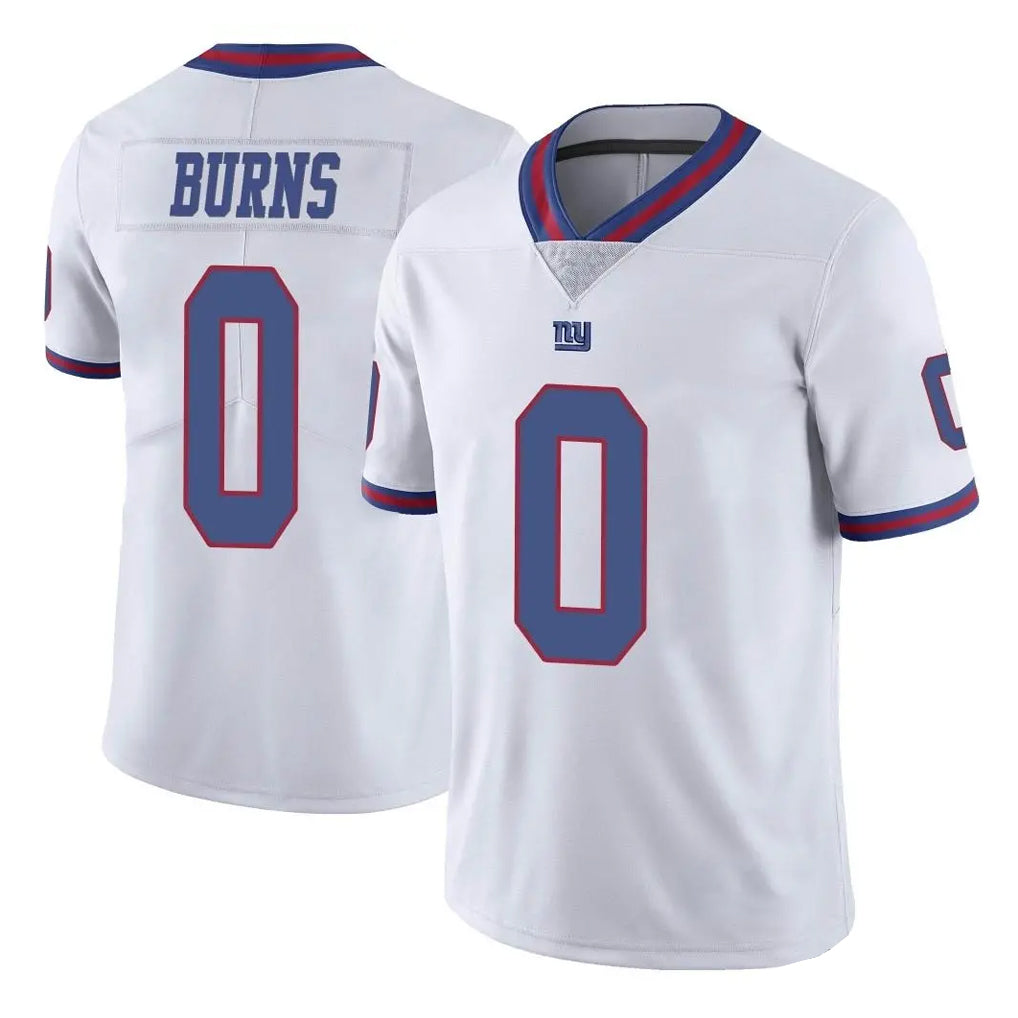 Parkc NY.Giants #0 Brian Burns Player White Color Rush Home Game Stitched Jerseys