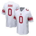 Parkc NY.Giants #0 Brian Burns Player White Home Game Stitched Jerseys