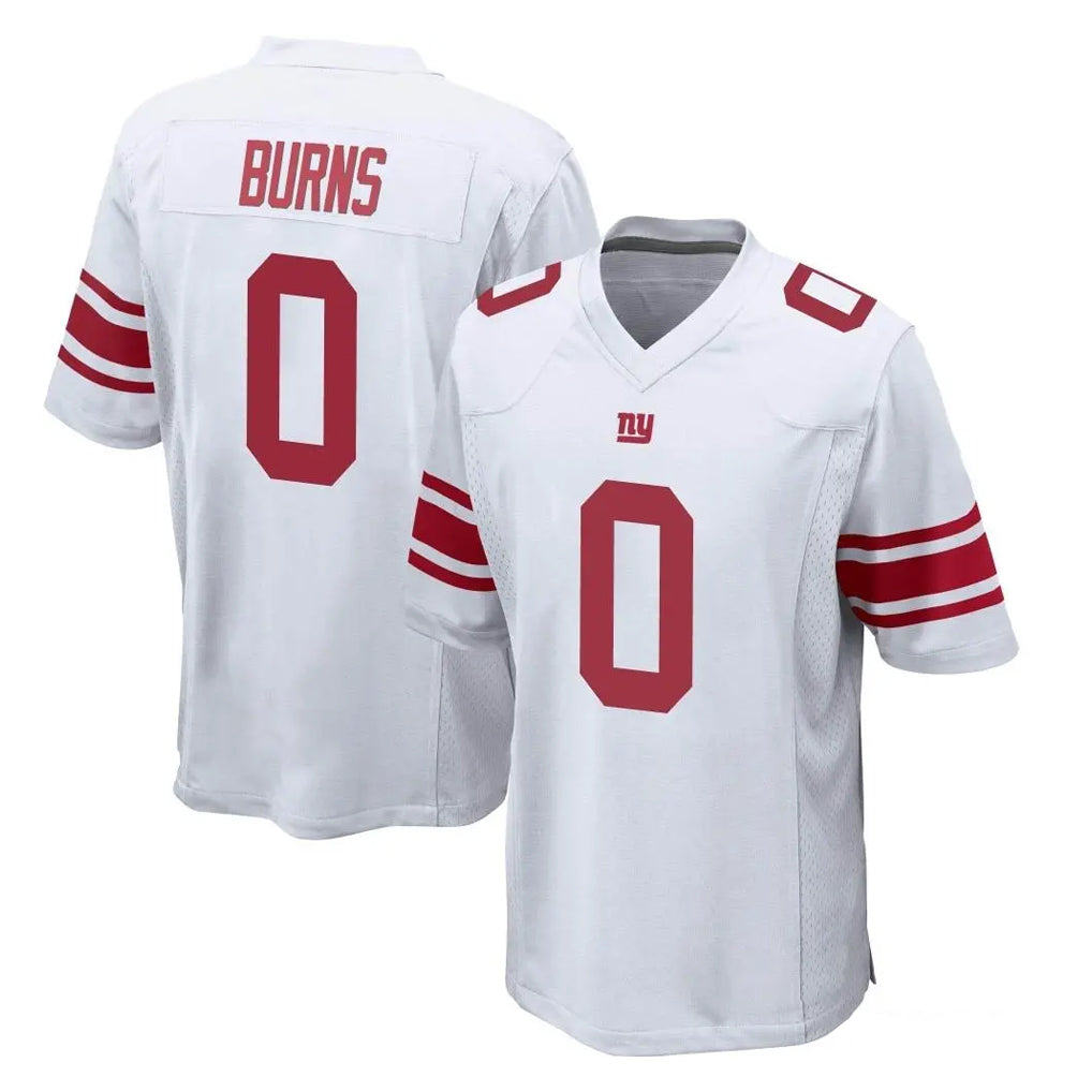 Parkc NY.Giants #0 Brian Burns Player White Home Game Stitched Jerseys