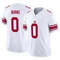Parkc NY.Giants #0 Brian Burns Player White Limited Vapor F.U.S.E. Home Game Stitched Jerseys