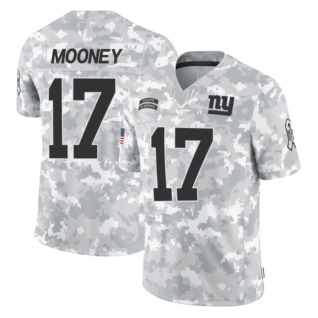 Parkc NY.Giants #17 Darnell Mooney Player Arctic Camo Salute To Service Limited Game Stitched Jerseys