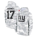 Parkc NY.Giants #17 Darnell Mooney Player Arctic Camo Salute to Service Pullover Hoodies Limited Game Stitched Jerseys