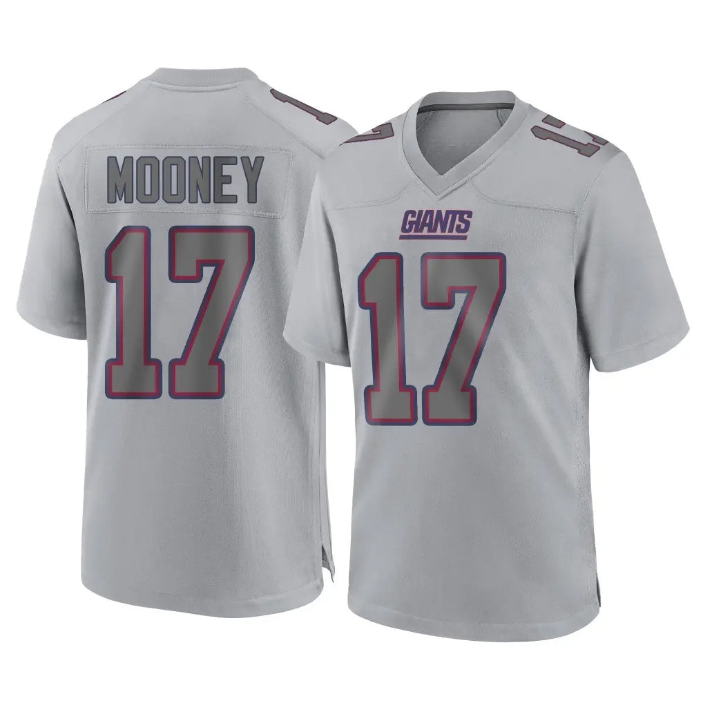 Parkc NY.Giants #17 Darnell Mooney Player Gray Atmosphere Fashion Limited Game Stitched Jerseys