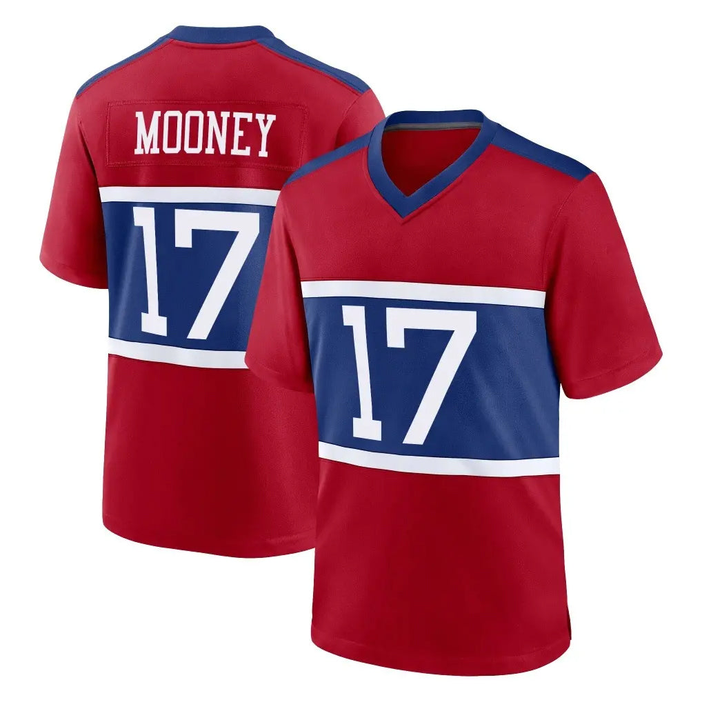 Parkc NY.Giants #17 Darnell Mooney Player Red Century Home Game Stitched Jerseys