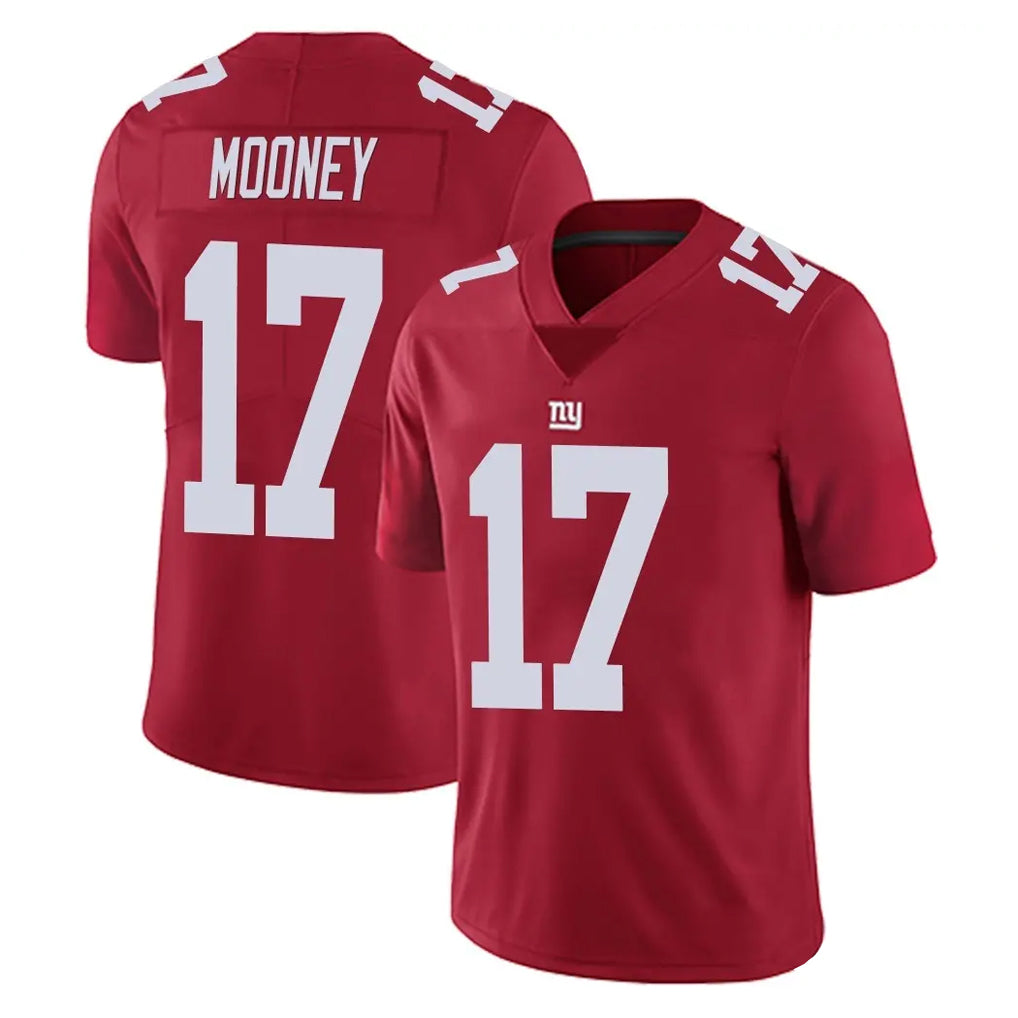 Parkc NY.Giants #17 Darnell Mooney Player Red Limited Vapor Untouchable Home Game Stitched Jerseys