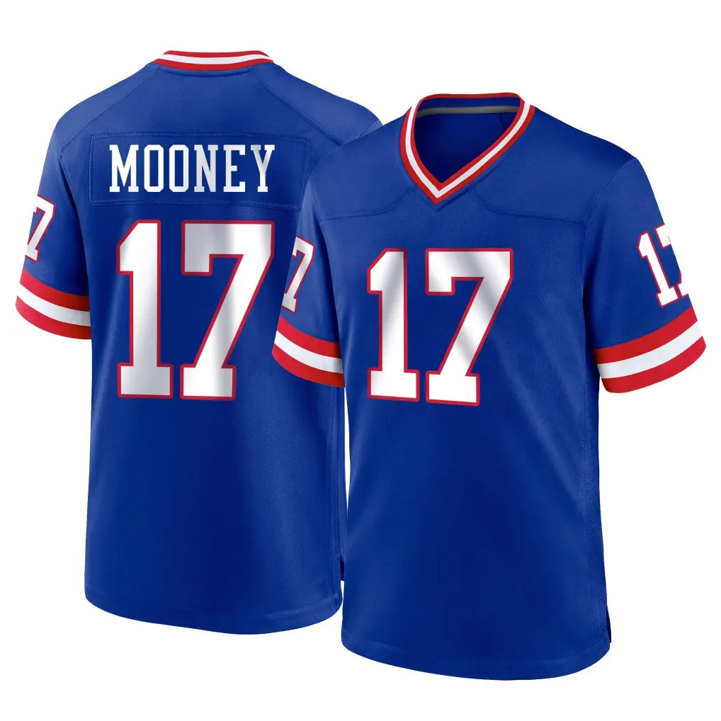 Parkc NY.Giants #17 Darnell Mooney Player Royal Classic Home Game Stitched Jerseys