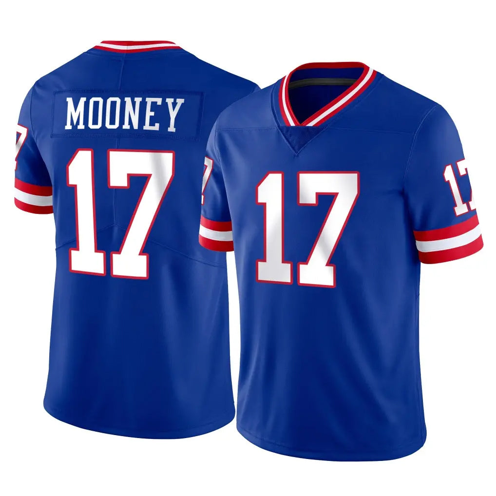 Parkc NY.Giants #17 Darnell Mooney Player Royal Classic Vapor Home Game Stitched Jerseys