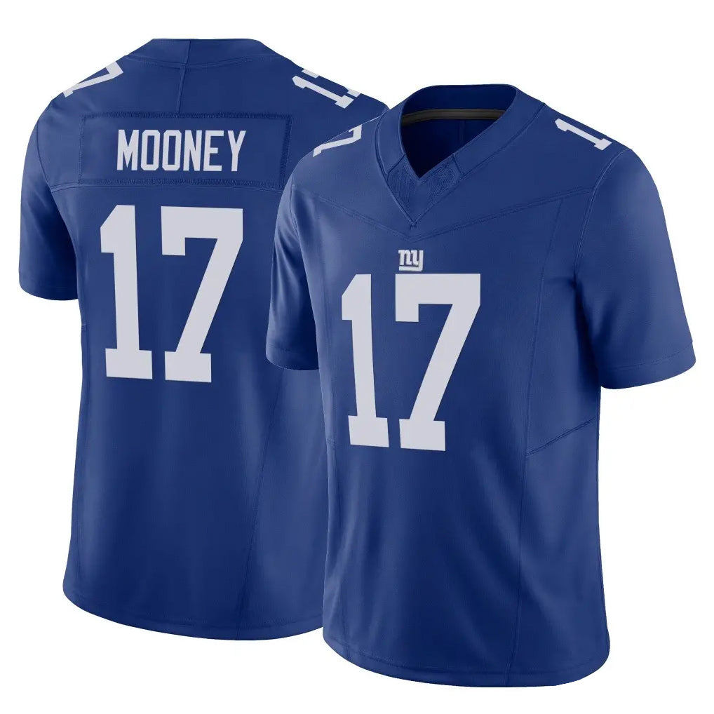Parkc NY.Giants #17 Darnell Mooney Player Royal Limited Vapor F.U.S.E. Home Game Stitched Jerseys