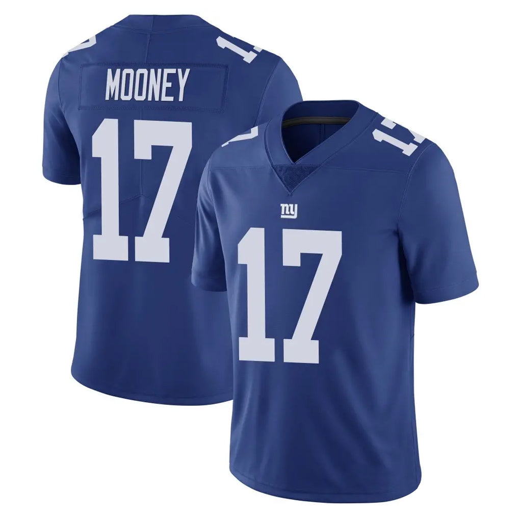 Parkc NY.Giants #17 Darnell Mooney Player Royal Limited Vapor Untouchable Home Game Stitched Jerseys