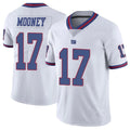 Parkc NY.Giants #17 Darnell Mooney Player White Color Rush Home Game Stitched Jerseys