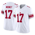 Parkc NY.Giants #17 Darnell Mooney Player White Limited Vapor F.U.S.E. Home Game Stitched Jerseys