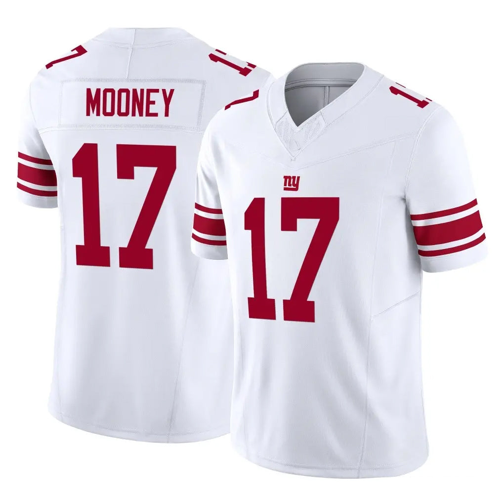 Parkc NY.Giants #17 Darnell Mooney Player White Limited Vapor F.U.S.E. Home Game Stitched Jerseys