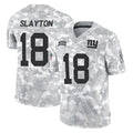 Parkc NY.Giants #18 Darius Slayton Player Arctic Camo Salute To Service Limited Game Stitched Jerseys