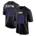 Parkc NY.Giants #18 Darius Slayton Player Carbon Fashion Limited Home Game Stitched Jerseys
