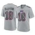 Parkc NY.Giants #18 Darius Slayton Player Gray Atmosphere Fashion Limited Game Stitched Jerseys