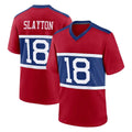Parkc NY.Giants #18 Darius Slayton Player Red Century Home Game Stitched Jerseys