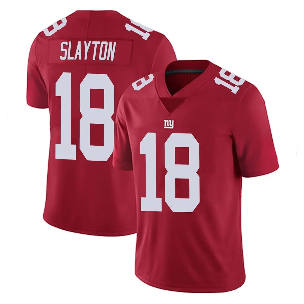 Parkc NY.Giants #18 Darius Slayton Player Red Limited Vapor Untouchable Home Game Stitched Jerseys