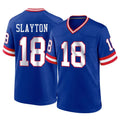 Parkc NY.Giants #18 Darius Slayton Player Royal Classic Home Game Stitched Jerseys