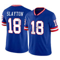 Parkc NY.Giants #18 Darius Slayton Player Royal Classic Vapor Home Game Stitched Jerseys