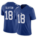 Parkc NY.Giants #18 Darius Slayton Player Royal Limited Vapor F.U.S.E. Home Game Stitched Jerseys