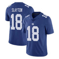 Parkc NY.Giants #18 Darius Slayton Player Royal Limited Vapor Untouchable Home Game Stitched Jerseys