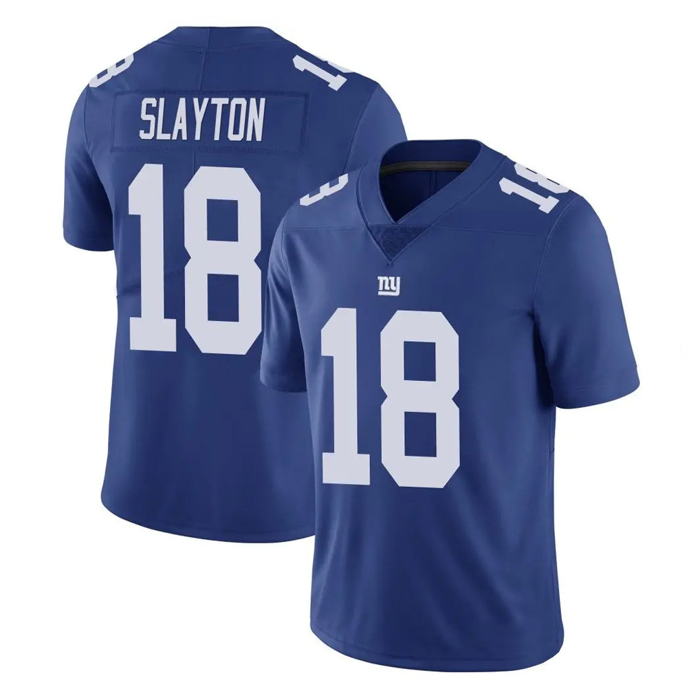 Parkc NY.Giants #18 Darius Slayton Player Royal Limited Vapor Untouchable Home Game Stitched Jerseys