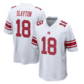Parkc NY.Giants #18 Darius Slayton Player White Home Game Stitched Jerseys