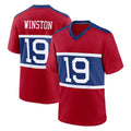 Parkc NY.Giants #19 Jameis Winston Player Red Century Home Game Stitched Jerseys