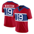 Parkc NY.Giants #19 Jameis Winston Player Red Century Vapor F.U.S.E. Home Game Stitched Jerseys