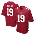 Parkc NY.Giants #19 Jameis Winston Player Red Home Game Stitched Jerseys