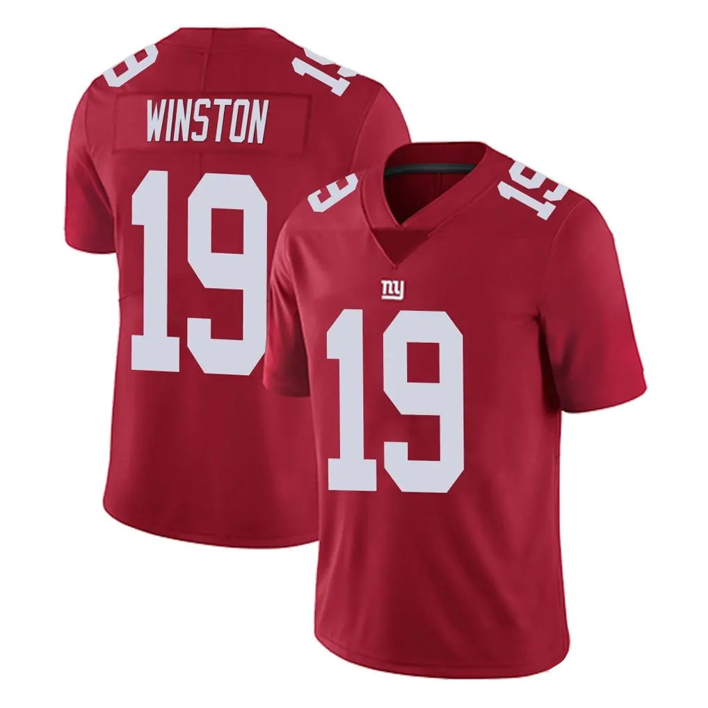 Parkc NY.Giants #19 Jameis Winston Player Red Limited Vapor Untouchable Home Game Stitched Jerseys