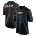 Parkc NY.Giants #1 Malik Nabers Player Carbon Fashion Limited Home Game Stitched Jerseys