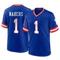 Parkc NY.Giants #1 Malik Nabers Player Royal Classic Home Game Stitched Jerseys