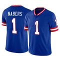 Parkc NY.Giants #1 Malik Nabers Player Royal Classic Vapor Home Game Stitched Jerseys